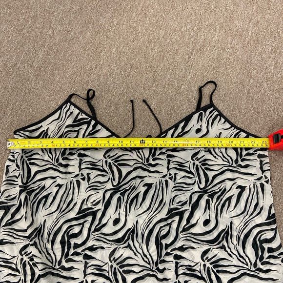 Vintage 90s/Y2k Plus size 3x Jones New York mini slip party dress sheer - Picture 8 of 9